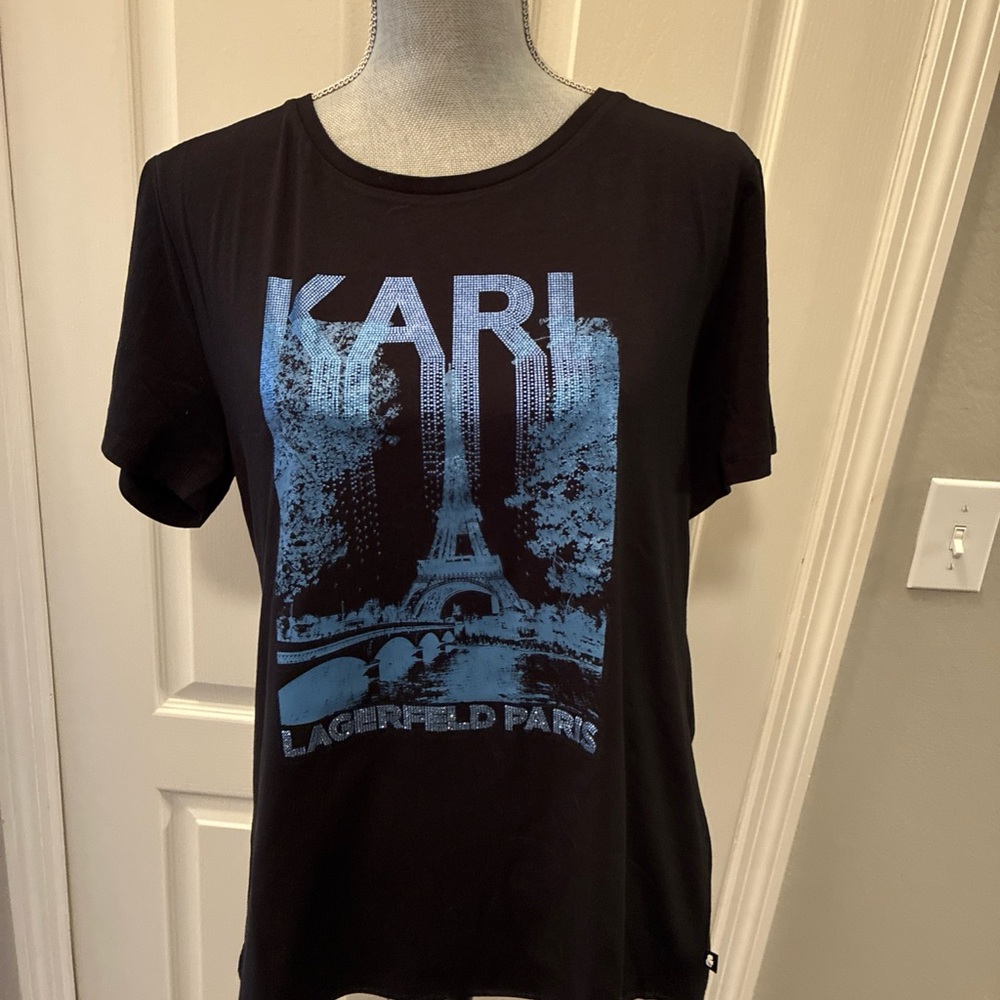 Karl lagerfeld ladies tee size large - Picture 2 of 7